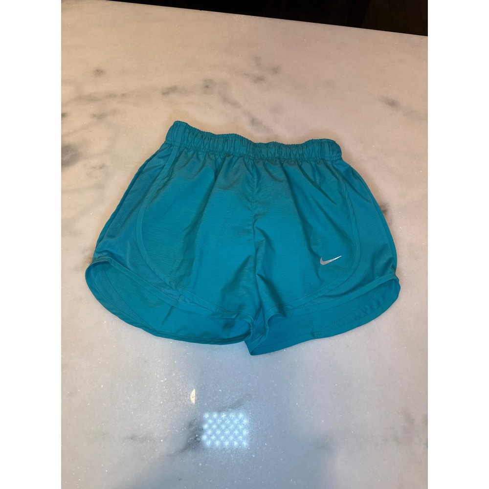 Nike Tempo Dri-FIT Running Shorts Teal Mid Rise 3" Inseam HM6096-347 Womens‎ XS